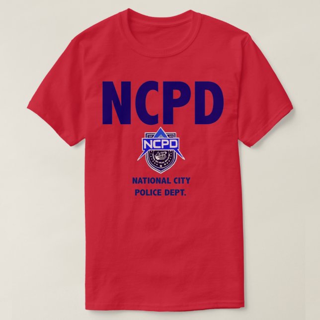 CAMISETA NCPD MERCH (Diseño del anverso)