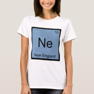 Camiseta Ne - Nueva Inglaterra Química Divertida Símbolo de