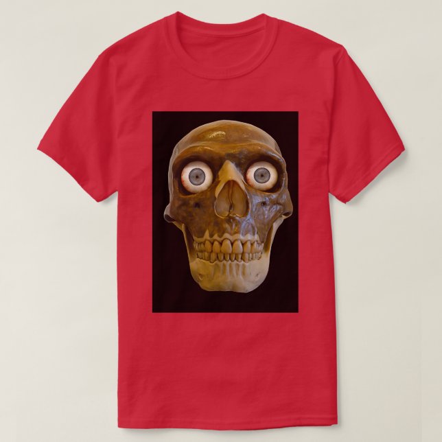 Camiseta Neandertal con ojos azules (Diseño del anverso)