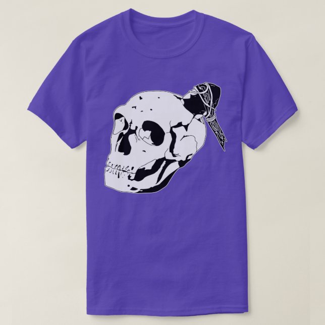 Camiseta Neanderthal Skull Classic TShirt (Diseño del anverso)