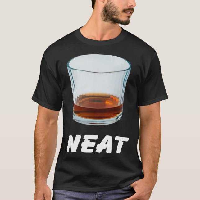 Camiseta Neat   Bourbon Whiskey (Anverso)
