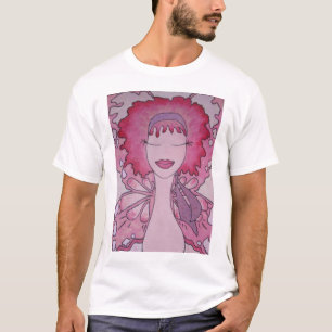 Camiseta "Neblina rosada "