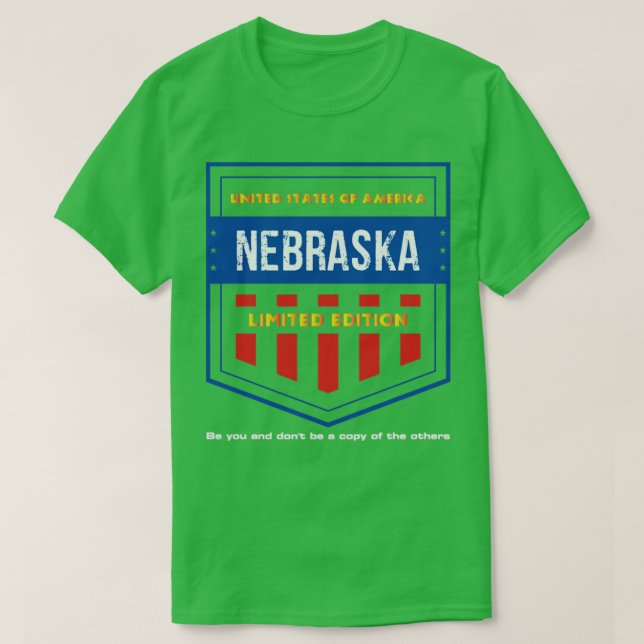 Camiseta nebraska8 (Diseño del anverso)