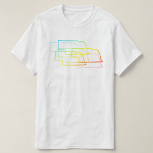 Camiseta nebraska chill blur