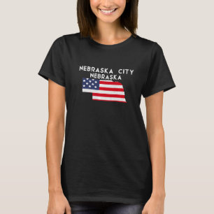 Camiseta Nebraska City Nebraska Estados Unidos EE.UU.