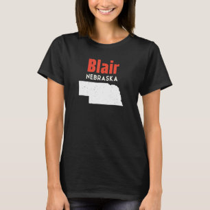 Camiseta Nebraska Estados Unidos Viaja Nebraskan Blair