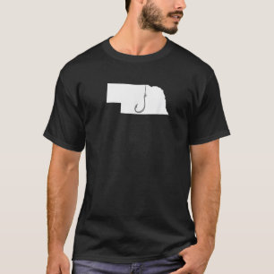 Camiseta Nebraska Pescador Angler Pescador Estatal Pescador
