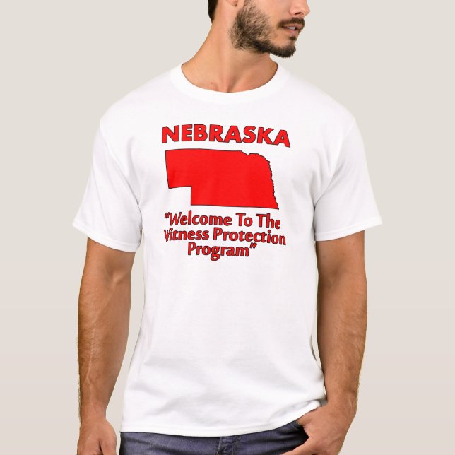 Camiseta Nebraska - Programa de protección de testigos (Anverso)
