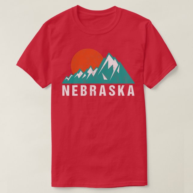 Camiseta Nebraska retro vintage2 (Diseño del anverso)