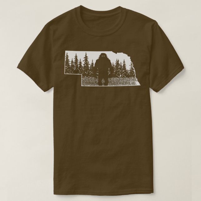 Camiseta Nebraska Sasquatch (Diseño del anverso)