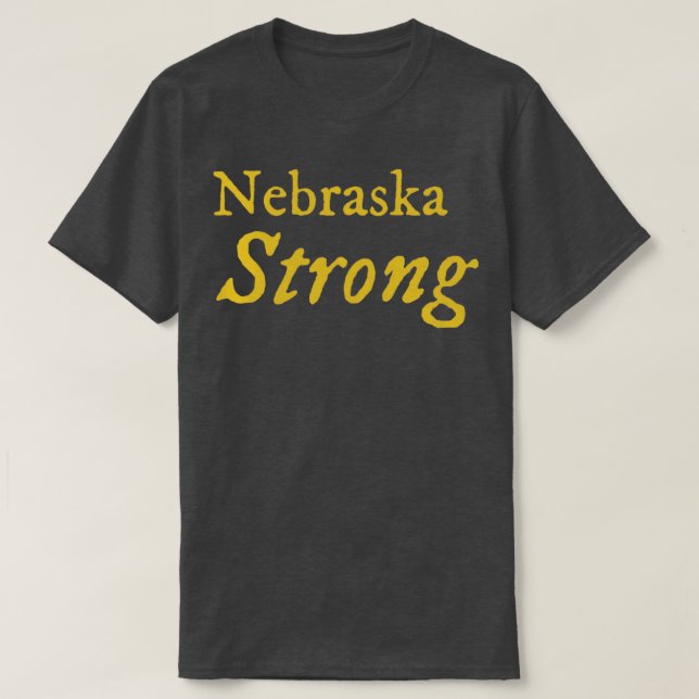 Camiseta Nebraska Strong (Diseño del anverso)