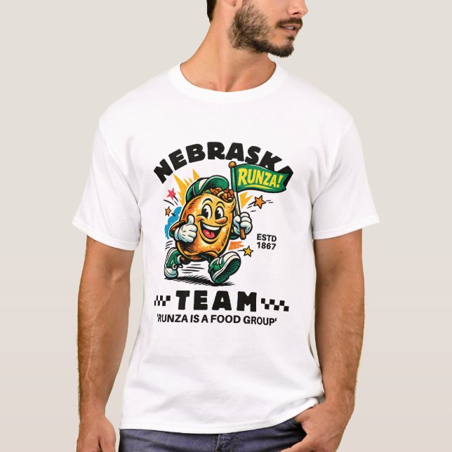 Camiseta Nebraska : team runza (Anverso)