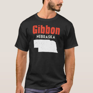 Camiseta Nebraska Usa State America Travel Nebraskan Gibbon