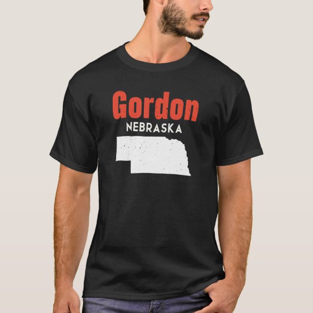 Camiseta Nebraska Usa State America Travel Nebraskan Gordon (Anverso)