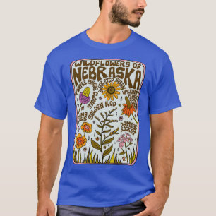 Camiseta Nebraska Wildflowers