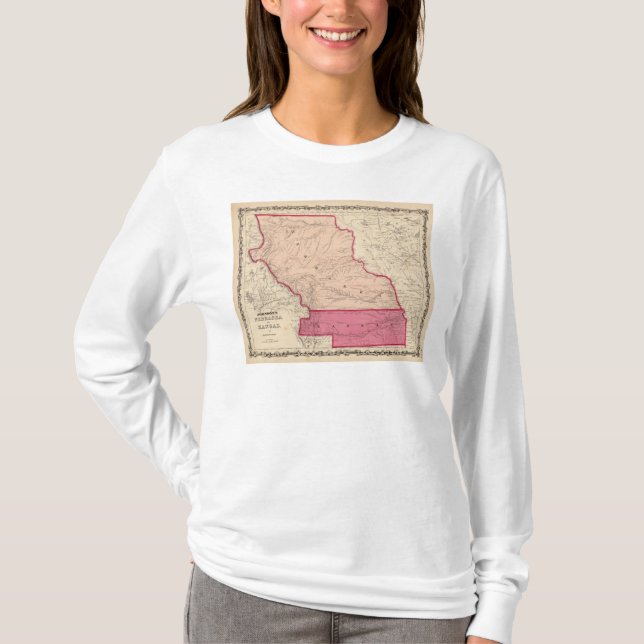 Camiseta Nebraska y Kansas (Anverso)