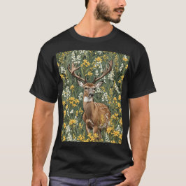 Camiseta Nebraskan White Tailing Deer 1
