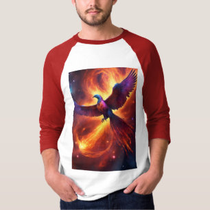 Camiseta "Nebula Phoenix: Danza cósmica de las alas galácti
