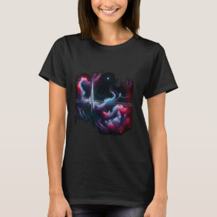 Camiseta Nebula Pulse - Arte de vectores de ritmo cardíaco