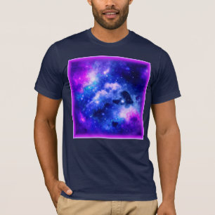 Camiseta "Nebula Stars" - Un asombroso arte digital. ¡Cómpr