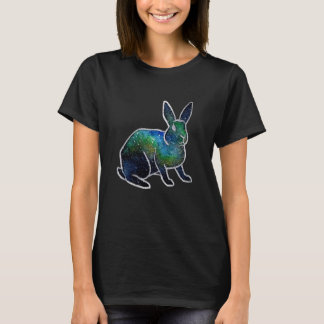 Camiseta Nebula Watercolor Conejo conejo conejo conejo