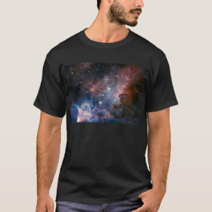 Camiseta Nebulosa Carina Rojo & Azul Telescopio Hubble
