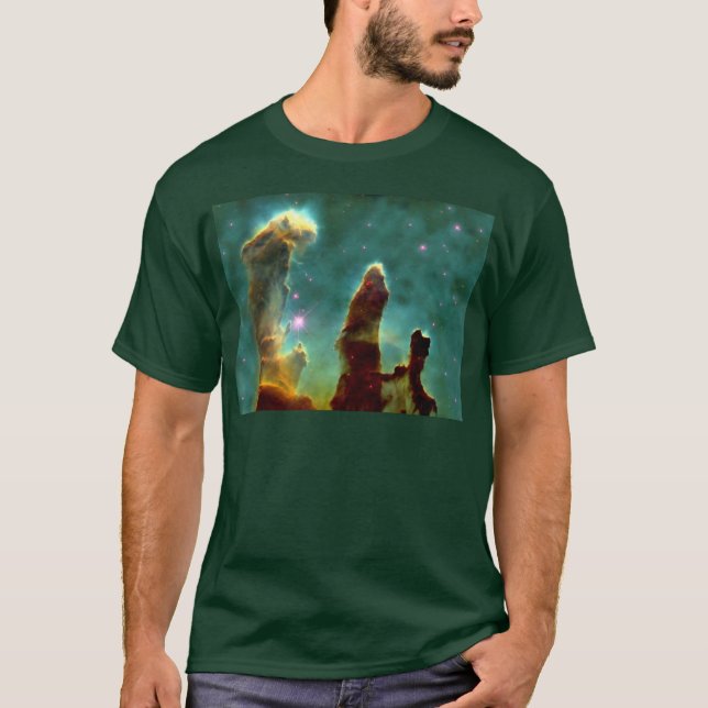 Camiseta Nebulosa de águila M16 o pilares de la creación (Anverso)