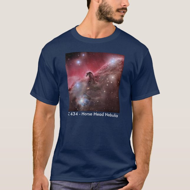 Camiseta Nebulosa de la cabeza de caballo (Anverso)
