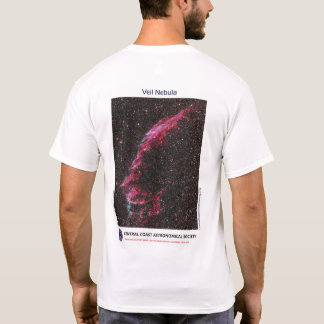Camiseta Nebulosa del velo de Lee Coombs Front and Back Tee