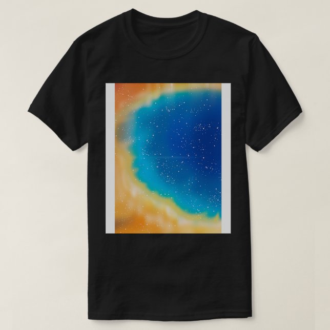 Camiseta Nebulosa espacial (Diseño del anverso)