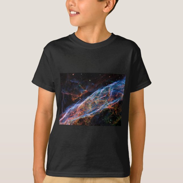 Camiseta Nebulosa Veil Supernova remite telescopio Hubble (Anverso)