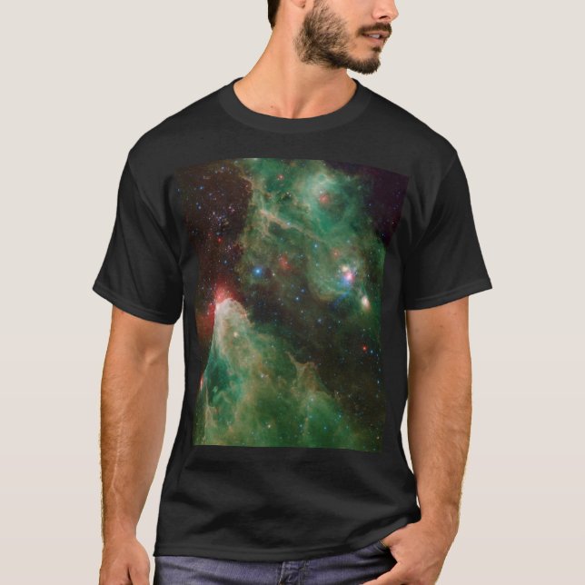 Camiseta Nebulosa Verde Cepheus B y C (Anverso)