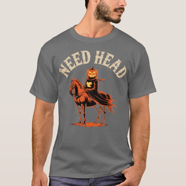 Camiseta Necesidad de la cabeza (Anverso)