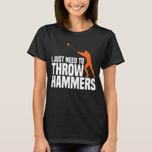 Camiseta Necesidad De Lanzar El Campo De La Pista Del Tirad