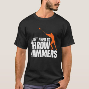 Camiseta Necesidad De Lanzar El Campo De La Pista Del Tirad