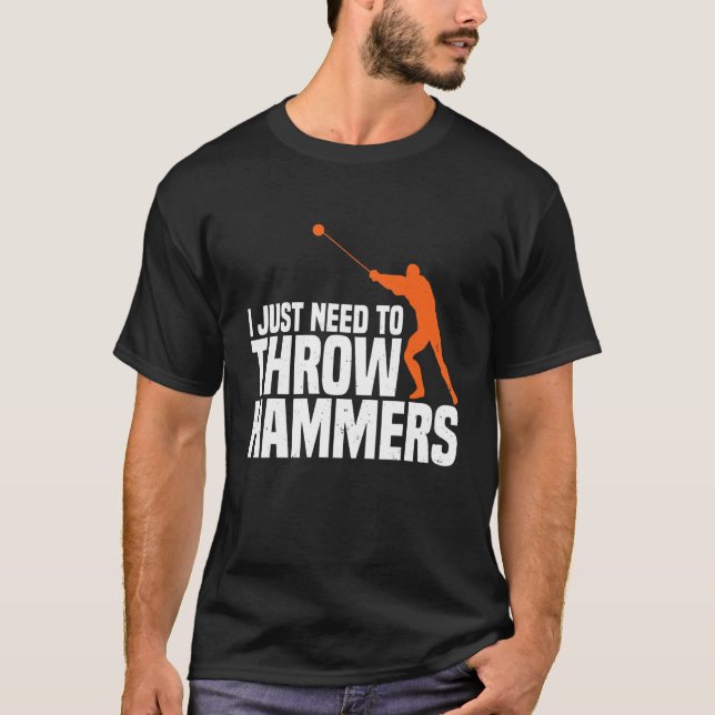 Camiseta Necesidad De Lanzar El Campo De La Pista Del Tirad (Anverso)