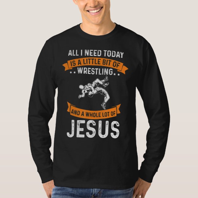 Camiseta Necesidad De Lucha Y Jesús Dios Cristiano Amor El  (Anverso)