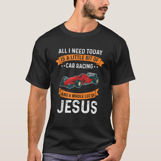 Camiseta Necesidad de raza y Jesús Dios cristiano amor Carr (Anverso)