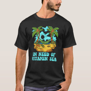 Camiseta Necesidad de Vitamina Sea Beach Turismo Océano