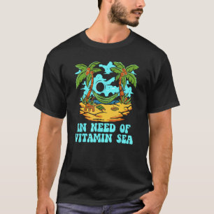 Camiseta Necesidad de Vitamina Sea Beach Turismo Océano