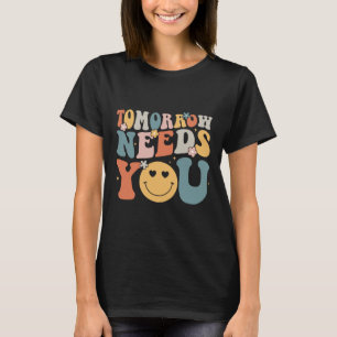 Camiseta Necesita Concienciación Sobre Salud Mental Groovy