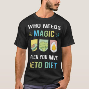 Camiseta Necesita dieta mágica Keto cetogénica cetona cetos