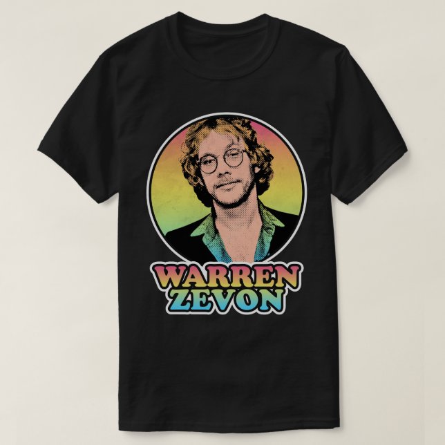 Camiseta Necesita fans de música Warren Art Zevon (Diseño del anverso)