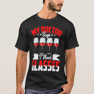 Camiseta Necesita Glasses Médica Médica de estudiantes de m