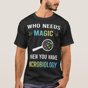 Camiseta Necesita Magia Microbiología Microbiólogo