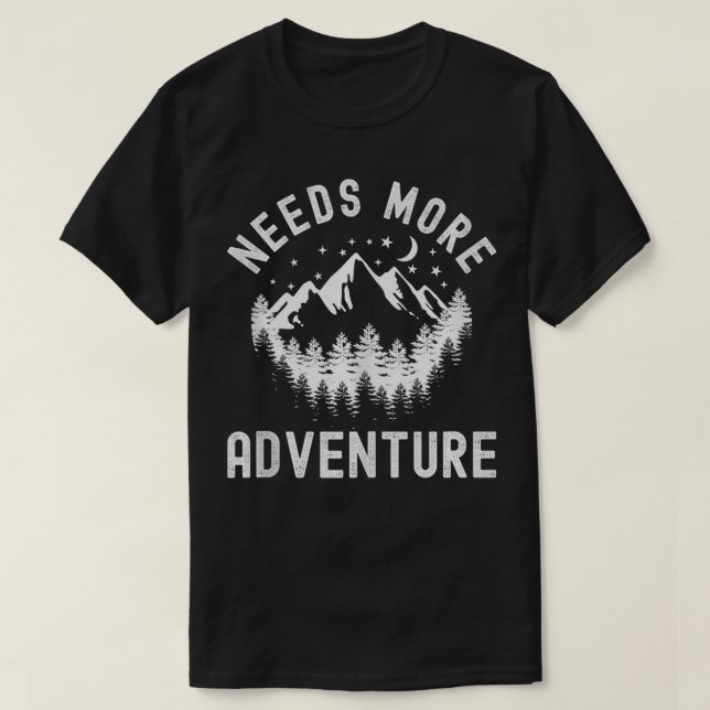 Camiseta Necesita más aventuras divertidas viajando con Lov (Diseño del anverso)