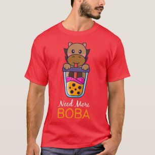 Camiseta Necesita más boba Cute caballo disfrutando del Tea