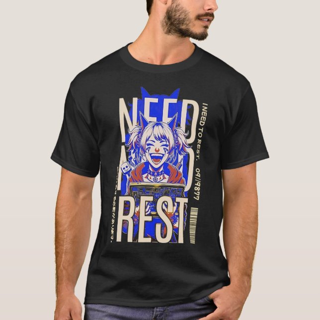 Camiseta necesita más descanso (Anverso)
