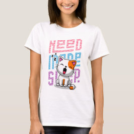 Camiseta Necesita más sueño | Divertida expresión de bostez