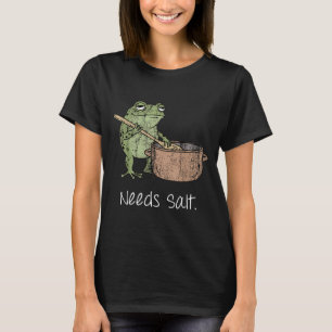 Camiseta Necesita Sal Regalo Divertido Chef Cocina